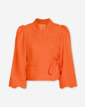 NOE WRAP BLAZER ORANJE