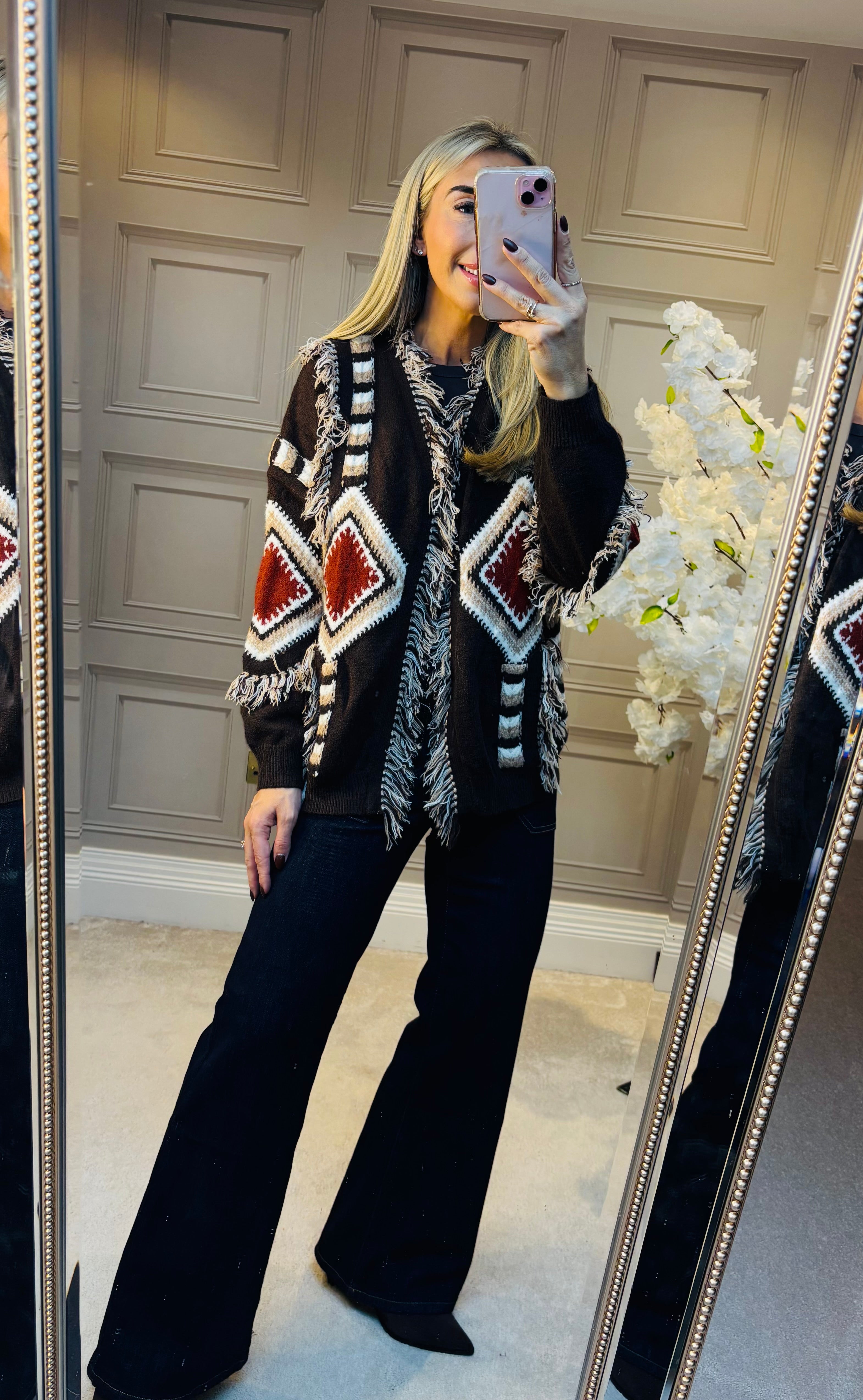 India-inspired Cardigan