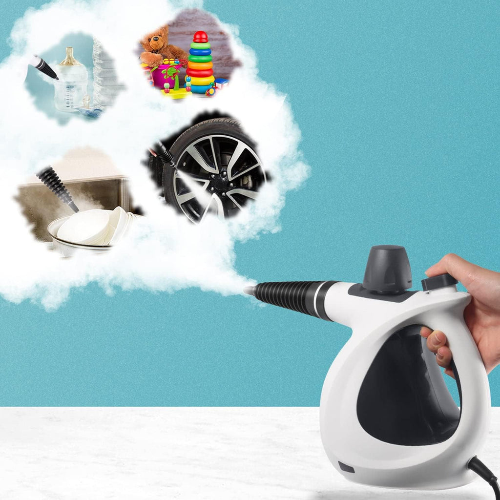 Portable Multi-Purpose Steam Cleaner with 12 Attachments